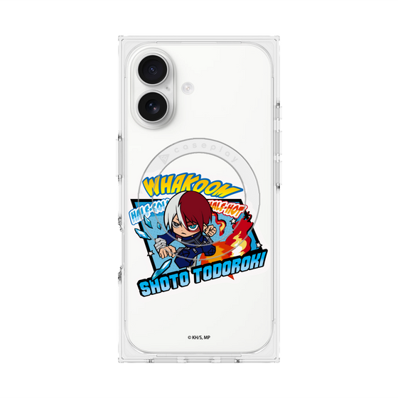 プレミアムスクエアケース with MagSafe［ 僕のヒーローアカデミア - ミニキャラ - 轟 焦凍 ］