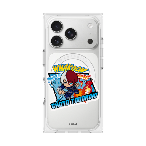 プレミアムスクエアケース with MagSafe［ 僕のヒーローアカデミア - ミニキャラ - 轟 焦凍 ］