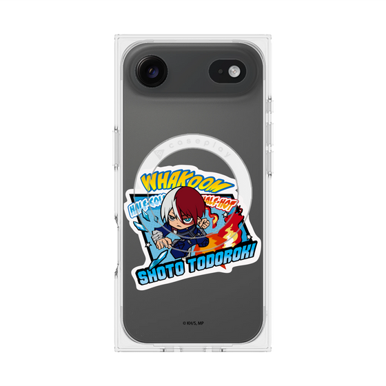 プレミアムスクエアケース with MagSafe［ 僕のヒーローアカデミア - ミニキャラ - 轟 焦凍 ］