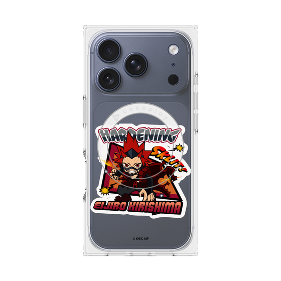 プレミアムスクエアケース with MagSafe［ 僕のヒーローアカデミア - ミニキャラ - 切島 鋭児郎 ］