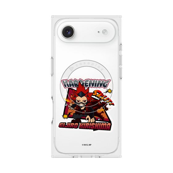 プレミアムスクエアケース with MagSafe［ 僕のヒーローアカデミア - ミニキャラ - 切島 鋭児郎 ］