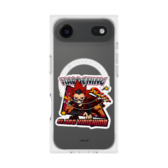 プレミアムスクエアケース with MagSafe［ 僕のヒーローアカデミア - ミニキャラ - 切島 鋭児郎 ］