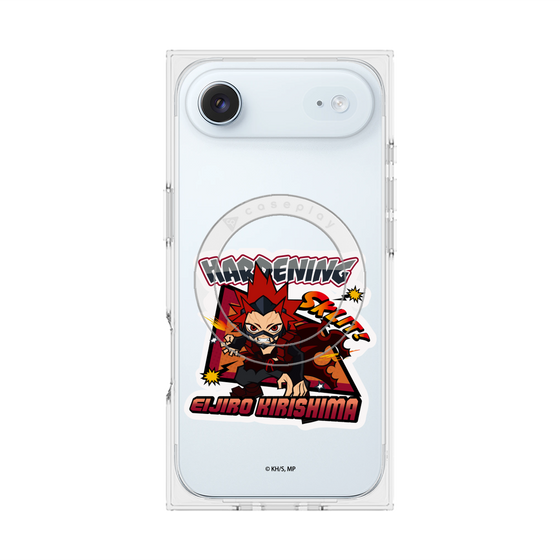 プレミアムスクエアケース with MagSafe［ 僕のヒーローアカデミア - ミニキャラ - 切島 鋭児郎 ］