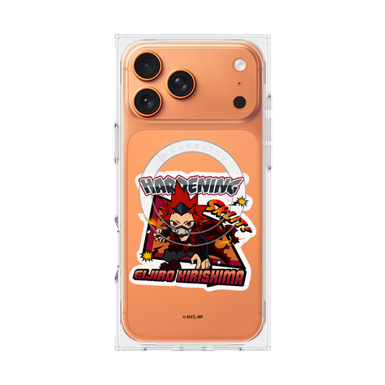 プレミアムスクエアケース with MagSafe［ 僕のヒーローアカデミア - ミニキャラ - 切島 鋭児郎 ］