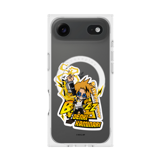 プレミアムスクエアケース with MagSafe［ 僕のヒーローアカデミア - ミニキャラ - 上鳴 電気 ］