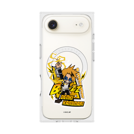 プレミアムスクエアケース with MagSafe［ 僕のヒーローアカデミア - ミニキャラ - 上鳴 電気 ］