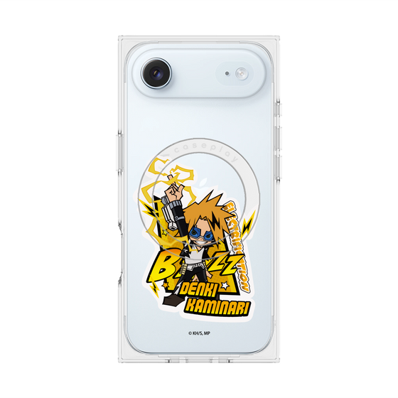 プレミアムスクエアケース with MagSafe［ 僕のヒーローアカデミア - ミニキャラ - 上鳴 電気 ］