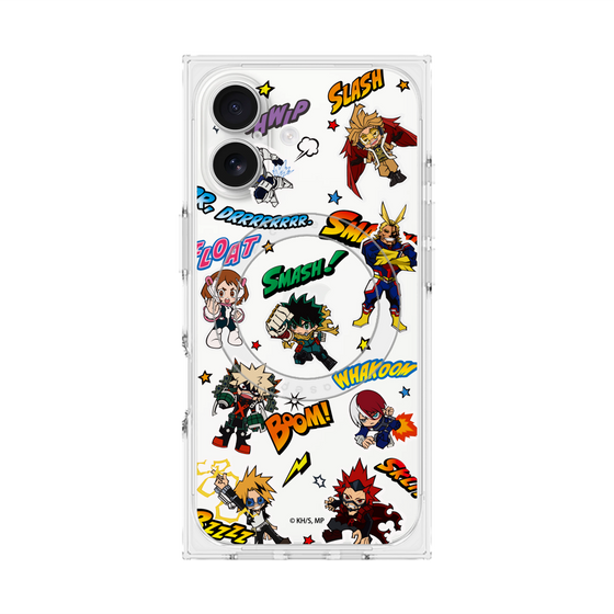 プレミアムスクエアケース with MagSafe［ 僕のヒーローアカデミア - アメコミ ］