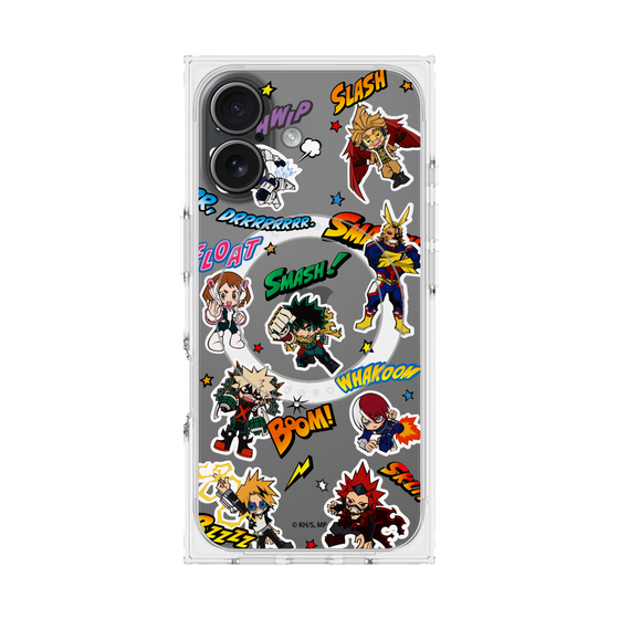 プレミアムスクエアケース with MagSafe［ 僕のヒーローアカデミア - アメコミ ］