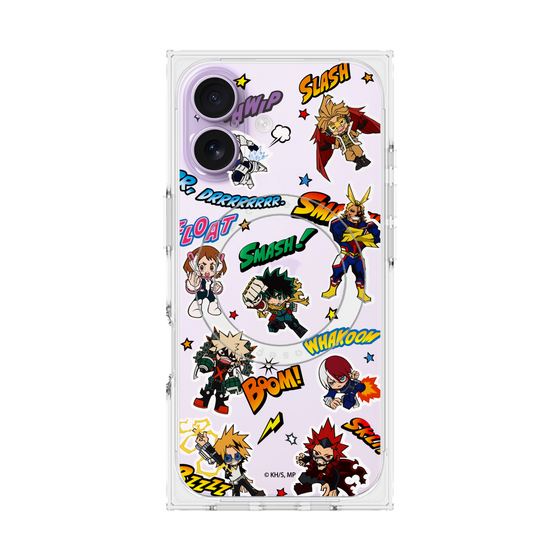 プレミアムスクエアケース with MagSafe［ 僕のヒーローアカデミア - アメコミ ］