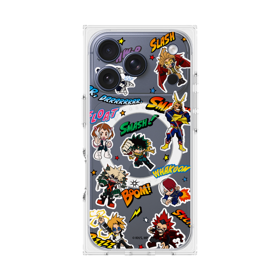 プレミアムスクエアケース with MagSafe［ 僕のヒーローアカデミア - アメコミ ］