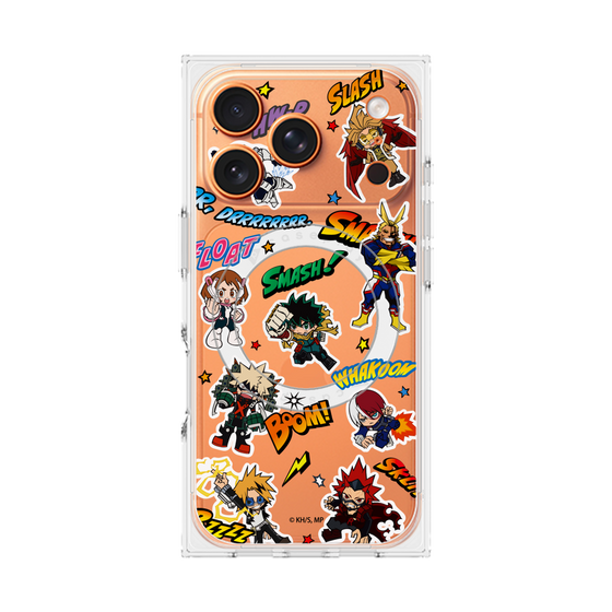 プレミアムスクエアケース with MagSafe［ 僕のヒーローアカデミア - アメコミ ］