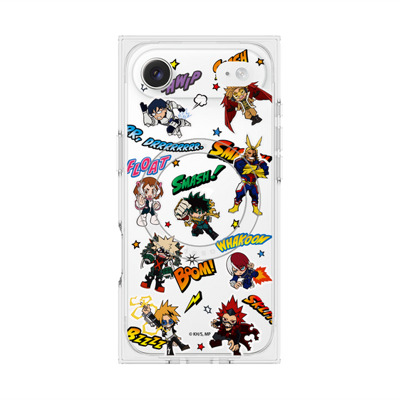 プレミアムスクエアケース with MagSafe［ 僕のヒーローアカデミア - アメコミ ］