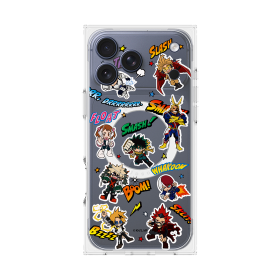 プレミアムスクエアケース with MagSafe［ 僕のヒーローアカデミア - アメコミ ］