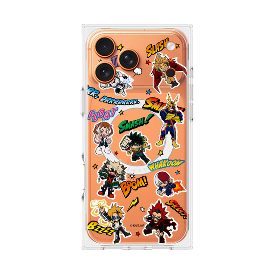 プレミアムスクエアケース with MagSafe［ 僕のヒーローアカデミア - アメコミ ］