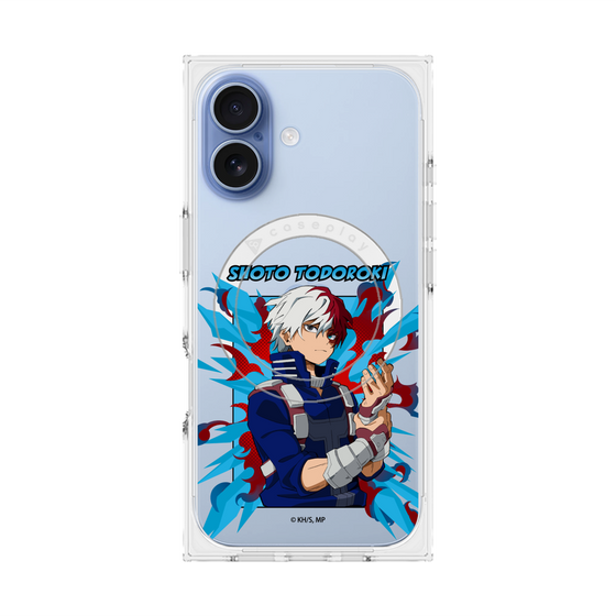 プレミアムスクエアケース with MagSafe［ 僕のヒーローアカデミア - ポップ - 轟 焦凍 ］