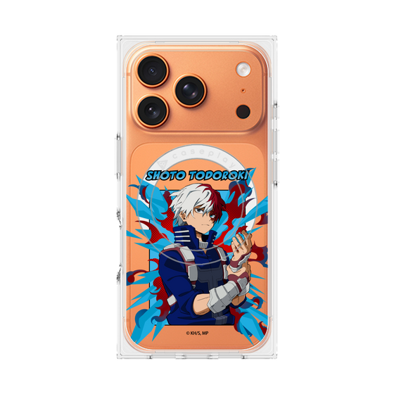 プレミアムスクエアケース with MagSafe［ 僕のヒーローアカデミア - ポップ - 轟 焦凍 ］