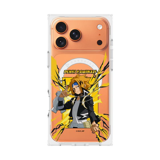 プレミアムスクエアケース with MagSafe［ 僕のヒーローアカデミア - ポップ - 上鳴 電気 ］