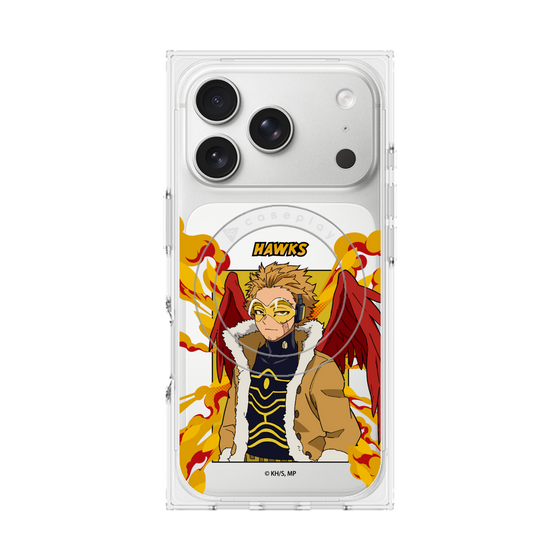 プレミアムスクエアケース with MagSafe［ 僕のヒーローアカデミア - ポップ - ホークス ］