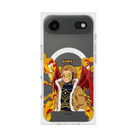 プレミアムスクエアケース with MagSafe［ 僕のヒーローアカデミア - ポップ - ホークス ］