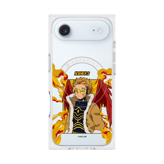 プレミアムスクエアケース with MagSafe［ 僕のヒーローアカデミア - ポップ - ホークス ］