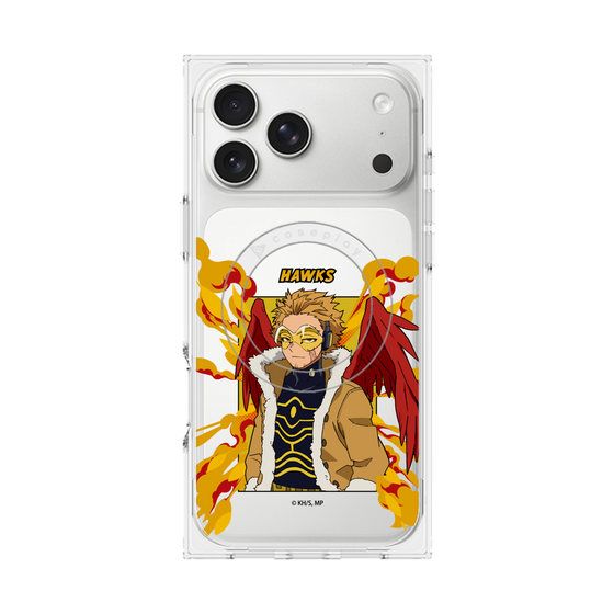 プレミアムスクエアケース with MagSafe［ 僕のヒーローアカデミア - ポップ - ホークス ］