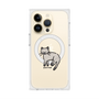 プレミアムスクエアケース with MagSafe［ オリジナル - CASEPLAYネコ - pointed ］