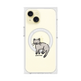 プレミアムスクエアケース with MagSafe［ オリジナル - CASEPLAYネコ - pointed ］