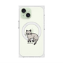 プレミアムスクエアケース with MagSafe［ オリジナル - CASEPLAYネコ - pointed ］