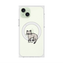 プレミアムスクエアケース with MagSafe［ オリジナル - CASEPLAYネコ - pointed ］