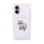 プレミアムスクエアケース with MagSafe［ オリジナル - CASEPLAYネコ - pointed ］