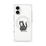 プレミアムスクエアケース with MagSafe［ オリジナル - CASEPLAYネコ - tuxedo ］