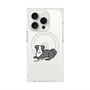 プレミアムスクエアケース with MagSafe［ オリジナル - CASEPLAYイヌ - border collie ］