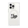 プレミアムスクエアケース with MagSafe［ オリジナル - CASEPLAYイヌ - border collie ］