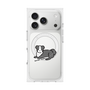 プレミアムスクエアケース with MagSafe［ オリジナル - CASEPLAYイヌ - border collie ］