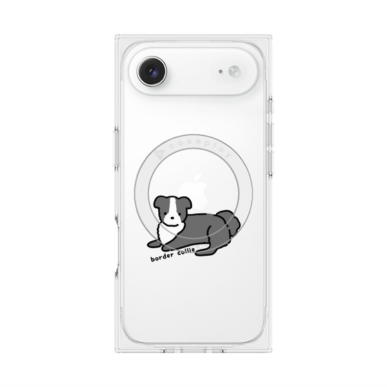 プレミアムスクエアケース with MagSafe［ オリジナル - CASEPLAYイヌ - border collie ］