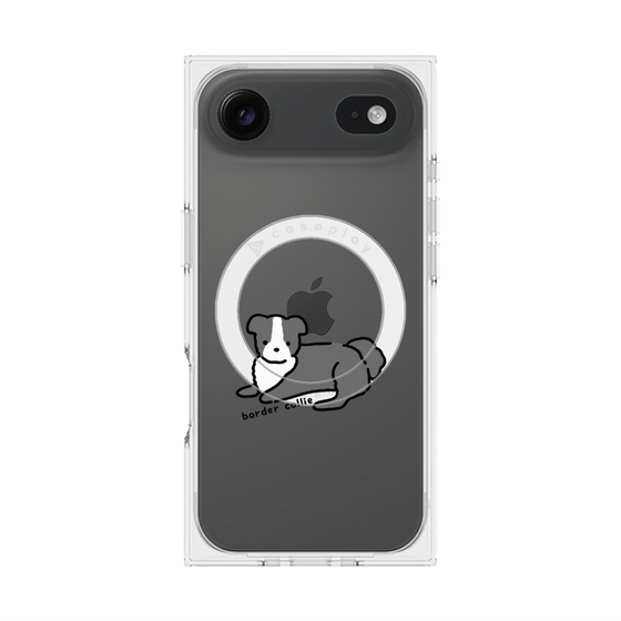 プレミアムスクエアケース with MagSafe［ オリジナル - CASEPLAYイヌ - border collie ］