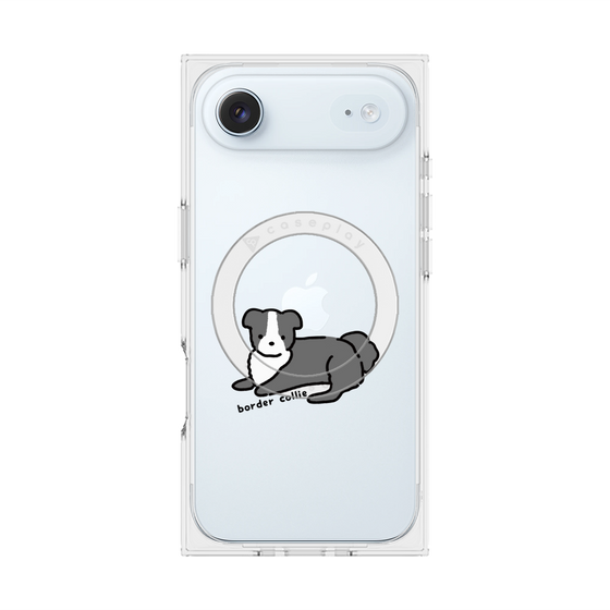 プレミアムスクエアケース with MagSafe［ オリジナル - CASEPLAYイヌ - border collie ］