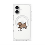 プレミアムスクエアケース with MagSafe［ オリジナル - CASEPLAYイヌ - toy pooh ］