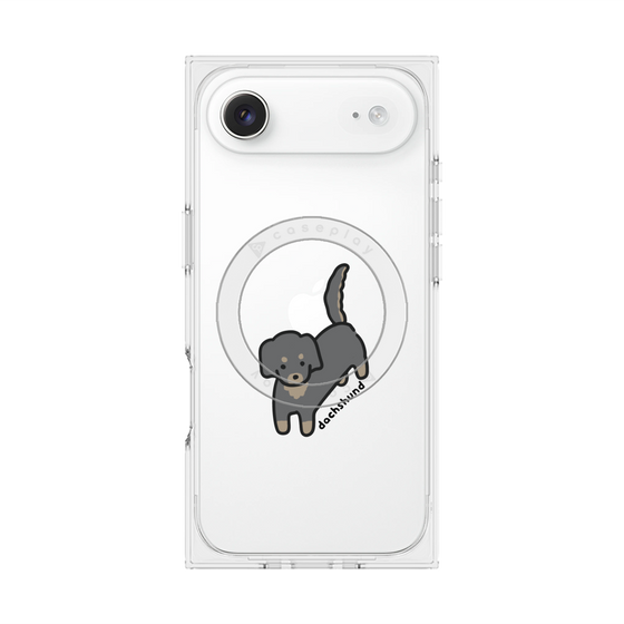 プレミアムスクエアケース with MagSafe［ オリジナル - CASEPLAYイヌ - dachsund ］