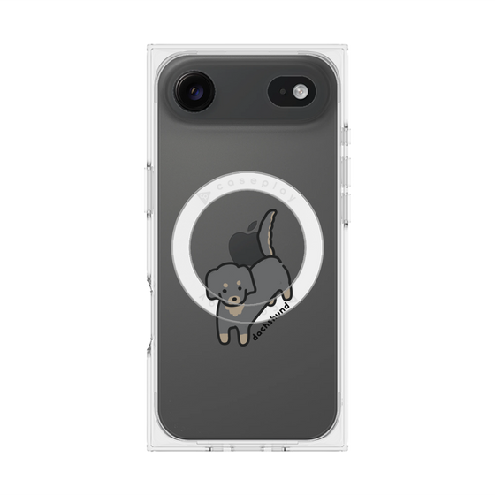 プレミアムスクエアケース with MagSafe［ オリジナル - CASEPLAYイヌ - dachsund ］