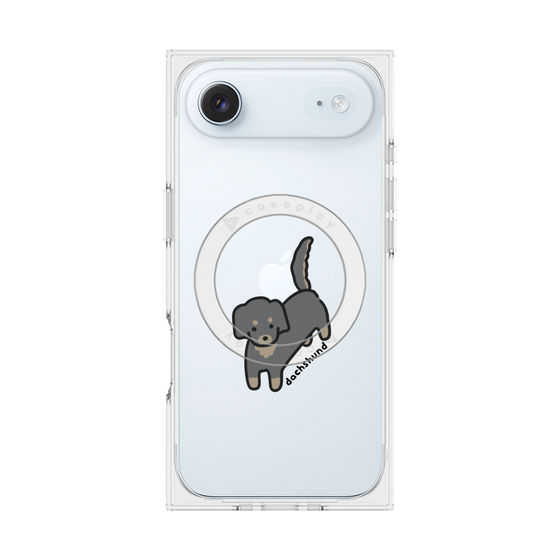 プレミアムスクエアケース with MagSafe［ オリジナル - CASEPLAYイヌ - dachsund ］