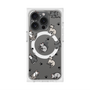 プレミアムスクエアケース with MagSafe［ オリジナル - CASEPLAYネコ総柄 - color ］
