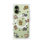 プレミアムスクエアケース with MagSafe［ オリジナル - CASEPLAYイヌ総柄 - color ］