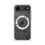 プレミアムスクエアケース with MagSafe［ オリジナル - CASEPLAYネコ総柄 - black ］