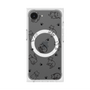 プレミアムスクエアケース with MagSafe［ オリジナル - CASEPLAYネコ総柄 - black ］