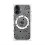 プレミアムスクエアケース with MagSafe［ オリジナル - CASEPLAYイヌ総柄 - black ］