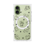 プレミアムスクエアケース with MagSafe［ オリジナル - CASEPLAYイヌ総柄 - black ］