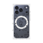 プレミアムスクエアケース with MagSafe［ オリジナル - CASEPLAYイヌ総柄 - black ］