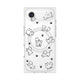 プレミアムスクエアケース with MagSafe［ オリジナル - CASEPLAYイヌ総柄 - black ］